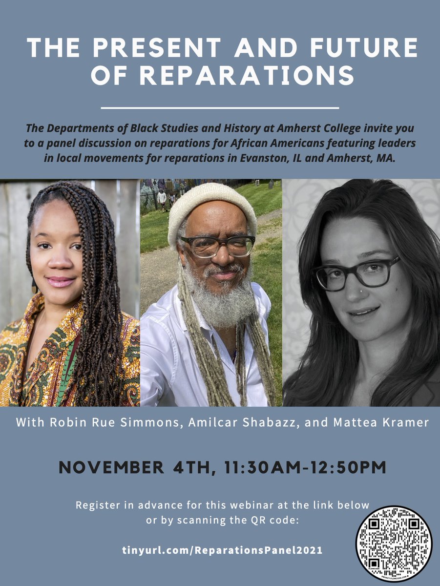 MatteaKramer's tweet photo. This reparations event is tomorrow! https://t.co/u4XUi9rlUl