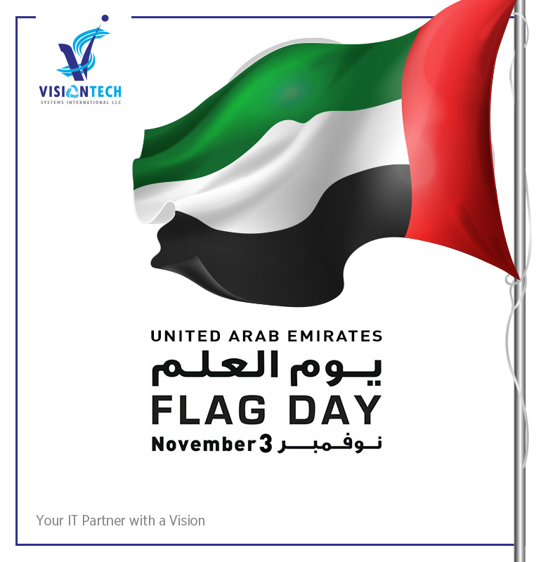 VisiontechDXB's tweet photo. Raise it high, raise it with pride!
We wish the #citizens and the #residents of the UAE, a very happy flag day. Together we grow as a #nation.
#visiontechdxb #uaeflagday #nationalflagday #flagday #leadership #dubai #ITsolutions #ITExperts https://t.co/eK0TQdl3if