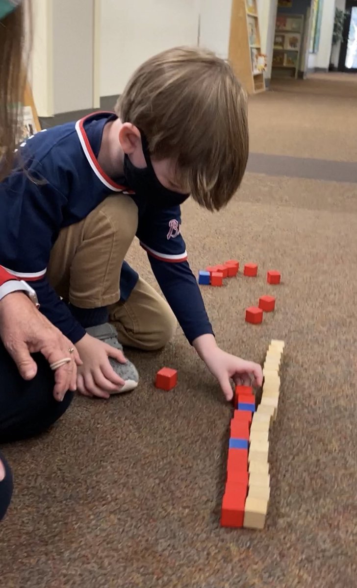 Early learners considered the total number of runs each team scored over the whole World Series. They estimated, counted, and compared. #trinitylearns #braves