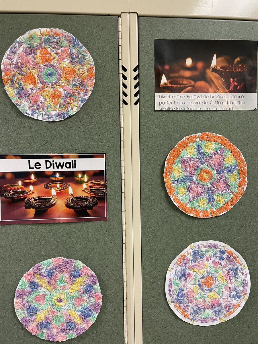 We are learning and preparing for Diwali!