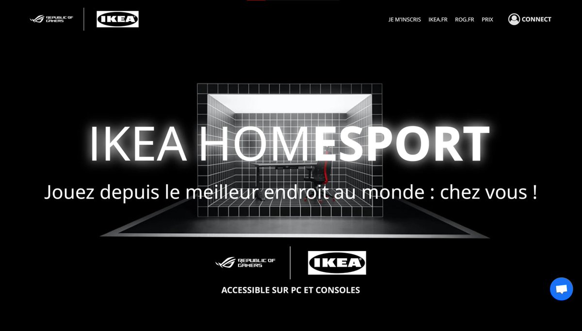 Playce 🚀 (@playce_gg) on Twitter photo Ce week-end a eu lieu le tournoi annonçant la nouvelle collection gaming de <a href="/IKEA_France/">IKEA France</a> en collaboration avec <a href="/ASUS_ROG_FR/">ROG France</a> et <a href="/ASUS_BK_ROG/">BK ROG Esports</a>, rassemblant 1433 inscrits et 90k pages vues.
Vous pouvez retrouver les informations sur le site Playce : homesport.playce.gg/fr Ce week-end a eu lieu le tournoi annonçant la nouvelle collection gaming de <a href="/IKEA_France/">IKEA France</a> en collaboration avec <a href="/ASUS_ROG_FR/">ROG France</a> et <a href="/ASUS_BK_ROG/">BK ROG Esports</a>, rassemblant 1433 inscrits et 90k pages vues.
Vous pouvez retrouver les informations sur le site Playce : homesport.playce.gg/fr