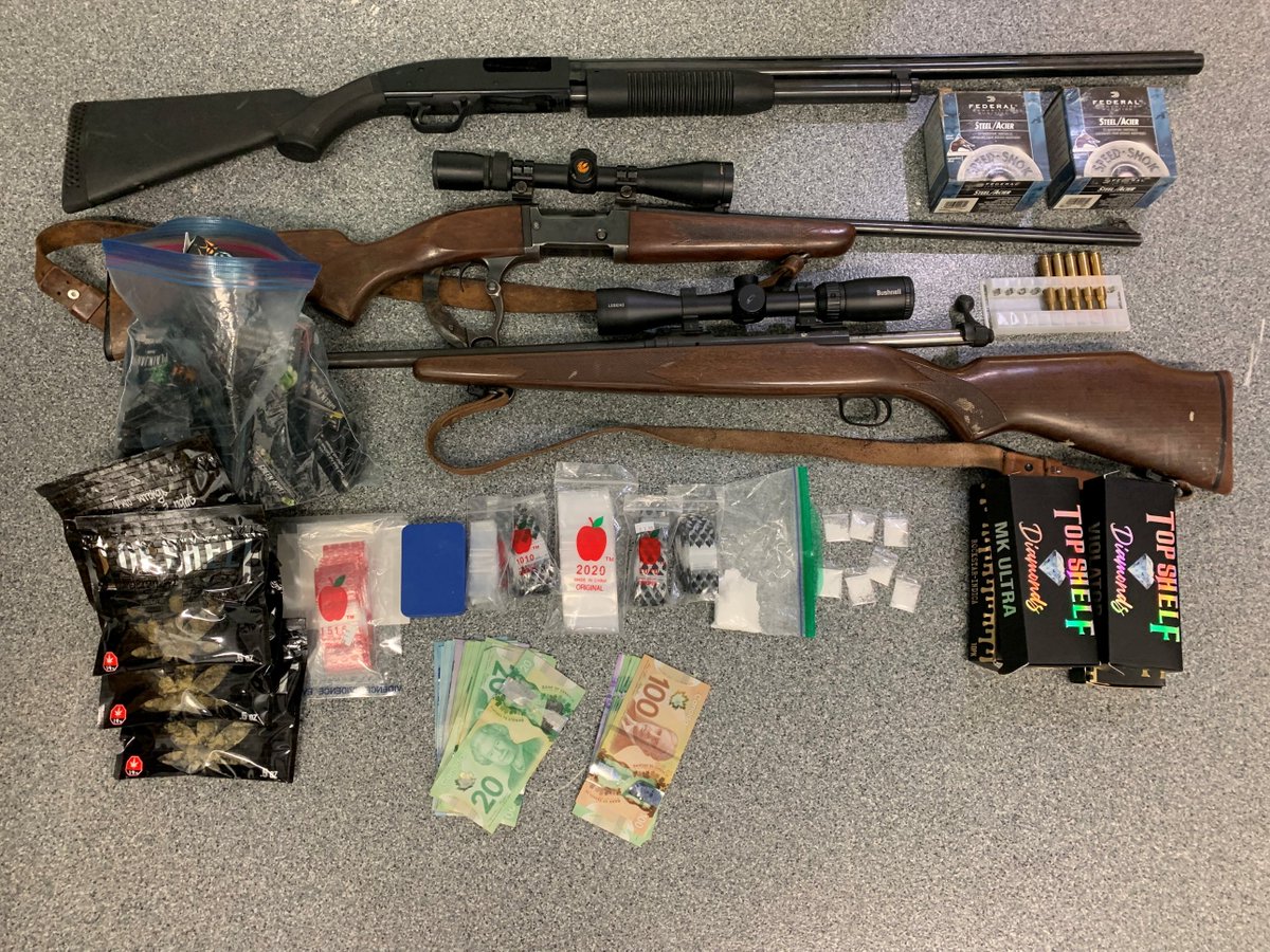 On Oct 29, Winnipegosis #rcmpmb w/ assistance from West District CREST unit executed a search warrant on the Skownan First Nation. They seized cocaine, firearms &amp; drug related paraphernalia. 28yo male was arrested &amp; released for court on Jan 18 in Dauphin. Investigation continues