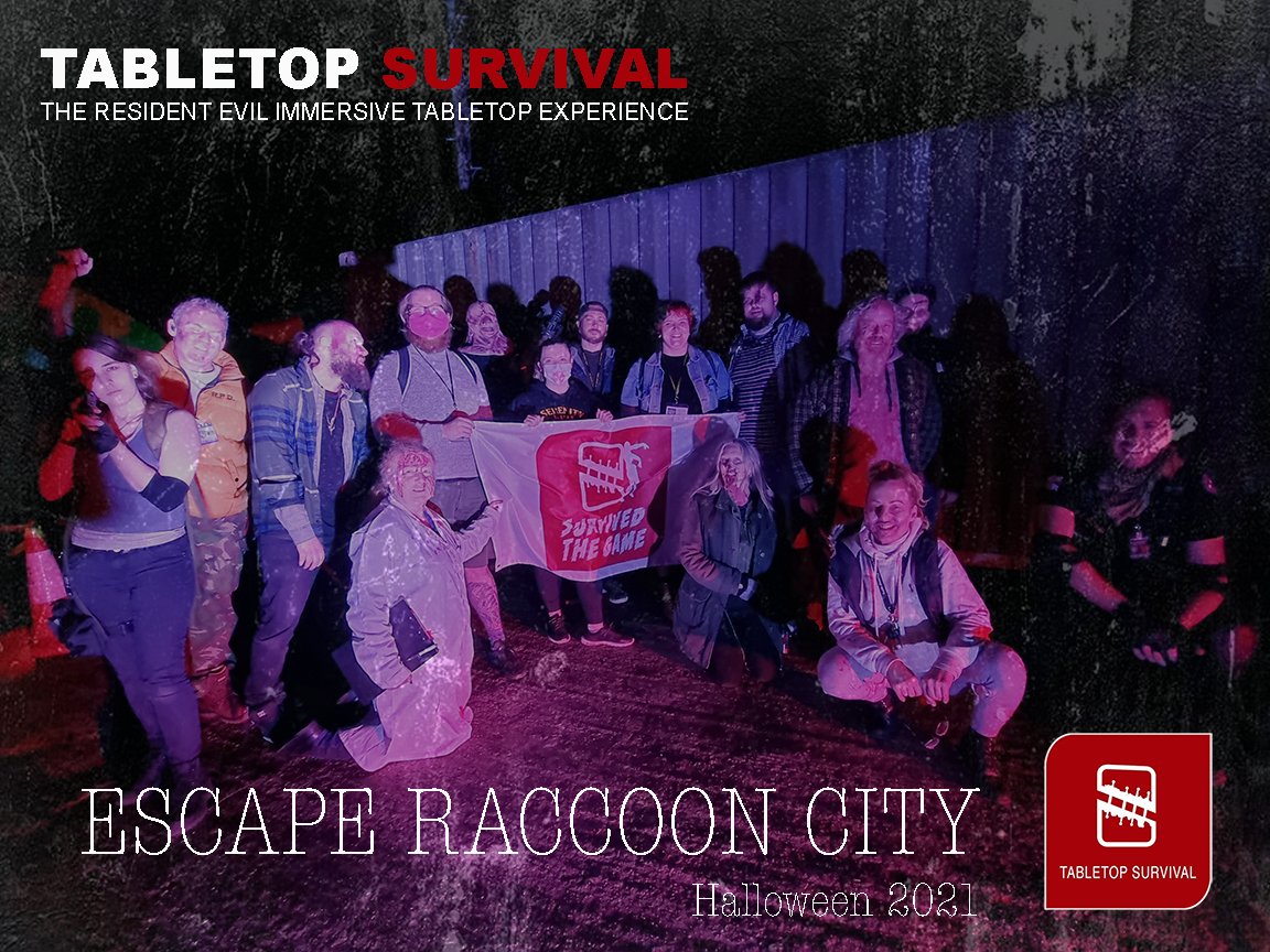 Thank you for our hardcore Halloween team that joined us on the infected streets of Raccoon city, as they made a daring dash to escape the horrors that lay in wait. Congratulations and well done on your escape with a full party! #tabletopgames #ZOMBIE #halloween2021 #REBHFun