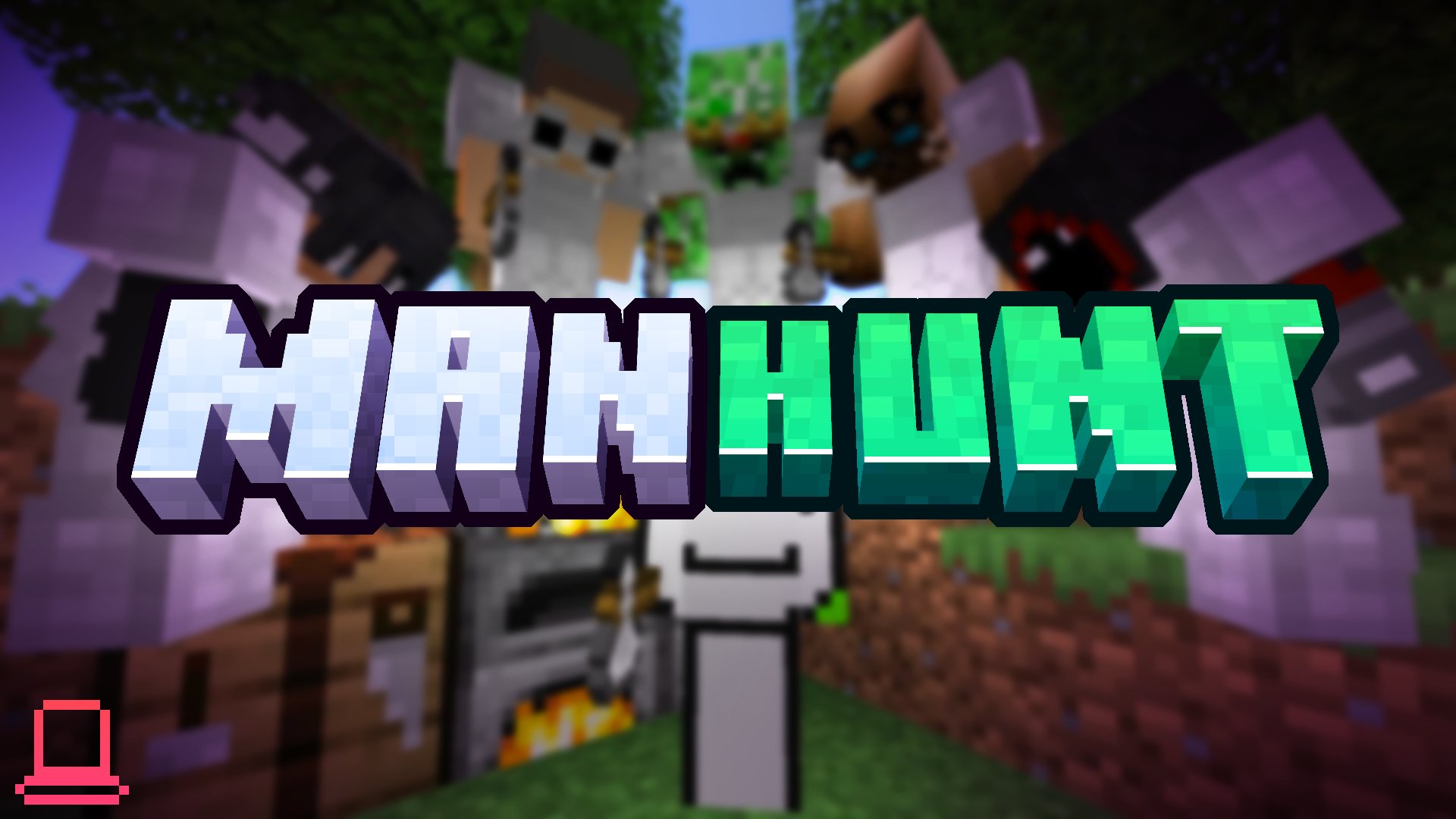 Cublem on X: 🏹 Minecraft Manhunt Logo haha, i forgot how fun minecraft  logos are to make :) #minecraft #manhunt  / X