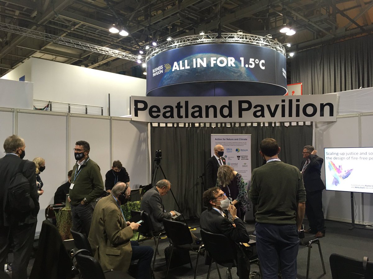 For the first time, #COP26 has a #PeatlandPavilion, including models of aquatic species and plants. We need #peatlands and other #wetlands for climate change adaptation and biodiversity! <a href="/ponds4climate/">Ponderful</a> <a href="/europeanponds/">EPCN</a> #nbs #PeatlandsMatter #ponderful