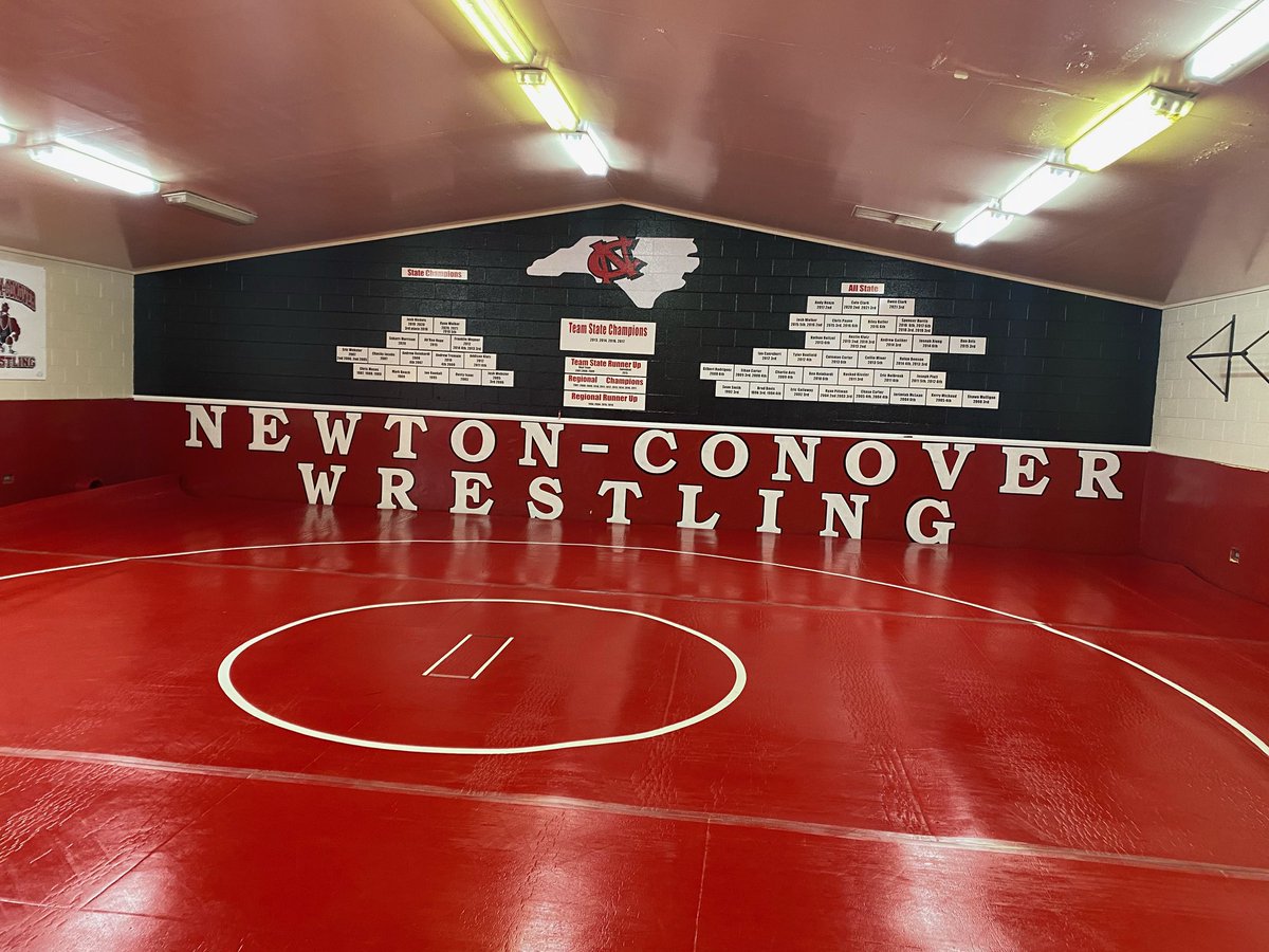 NewConWrestling's tweet photo. We made a few additions to the room. #WallofChampions https://t.co/Rn2tEMKeAg