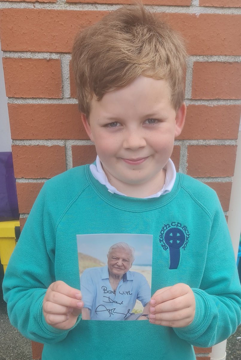 St_teath_school's tweet photo. Year 5 have now had responses from @LewisHamilton and Sir David Attenborough after writing to celebrities earlier this term . 🤞 for more replies. https://t.co/qWz0qsoBuR