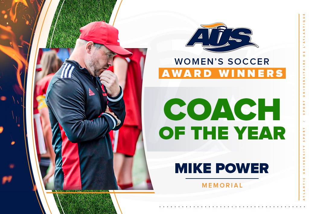 ⚽️And to the 2021 women's soccer coach of the year, <a href="/MUNathletics/">Memorial Sea-Hawks</a> Mike Power—who led his team to a 10-2-0 season—congratulations!

Next up, all-star teams...