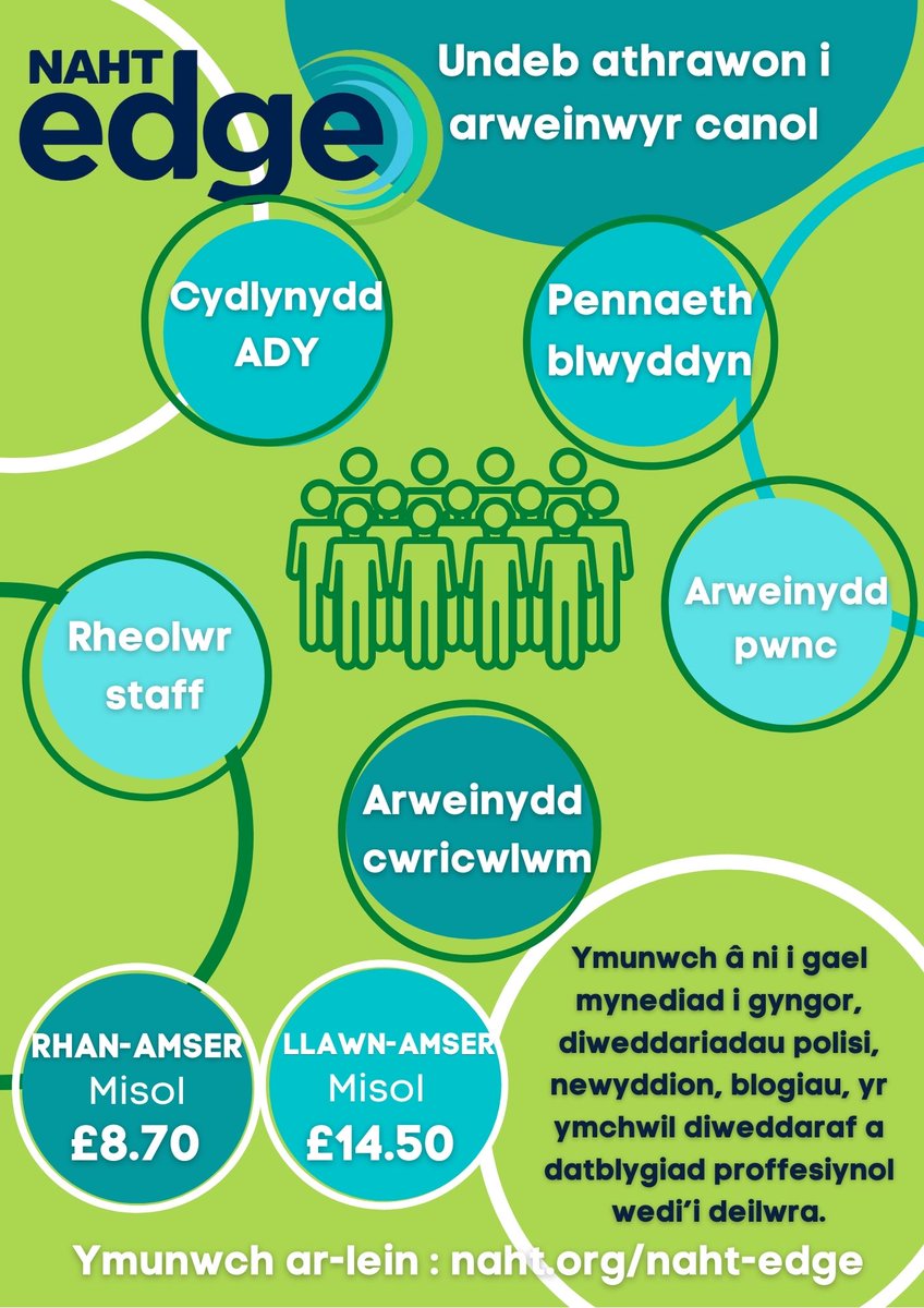 CymruNAHT's tweet image. Find out more about NAHT Edge here: naht.org.uk/NAHT-Edge

#ALNCo #ALNReform #tradeunion