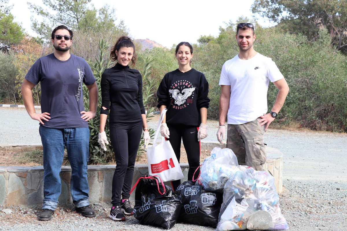 As part of our wider #sustainability theme, we took part in <a href="/letsdoitcyprus/">Let's Do It Cyprus!</a>' event over the weekend, cleaning up #Kornos. Every small action helps! Check out the 'Let's do it World!' campaign and also join us at the Nicosia Hub to help #shapeCyprus together!