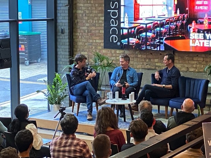 Rebelution 3 kicks off with <a href="/AudooHQ/">Audoo</a> founders Chris and Ryan talking #SeriesA and Spice Girls! #vivalarebelution