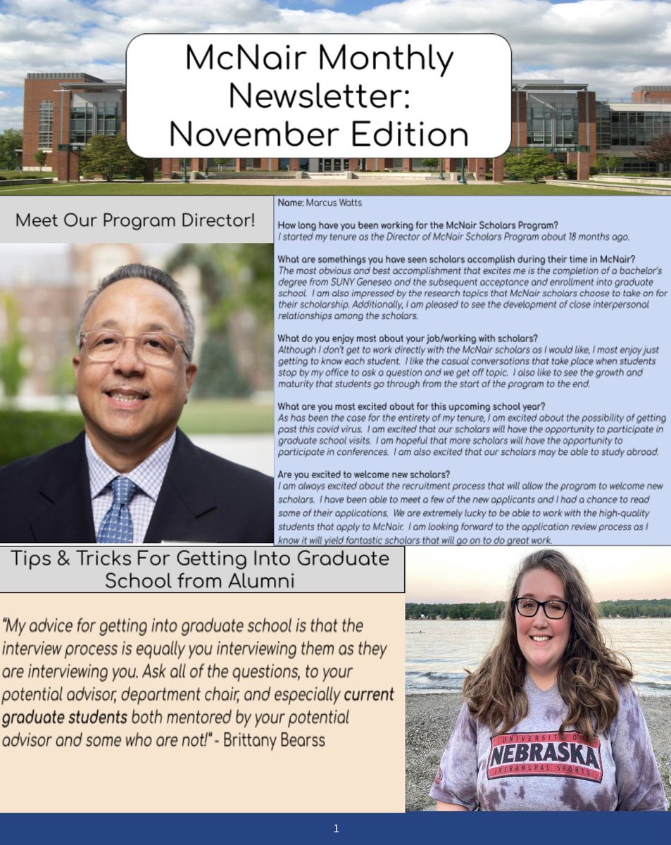 GeneseoMc's tweet photo. Check out our November Newsletter!!! https://t.co/H0VpL555Dm