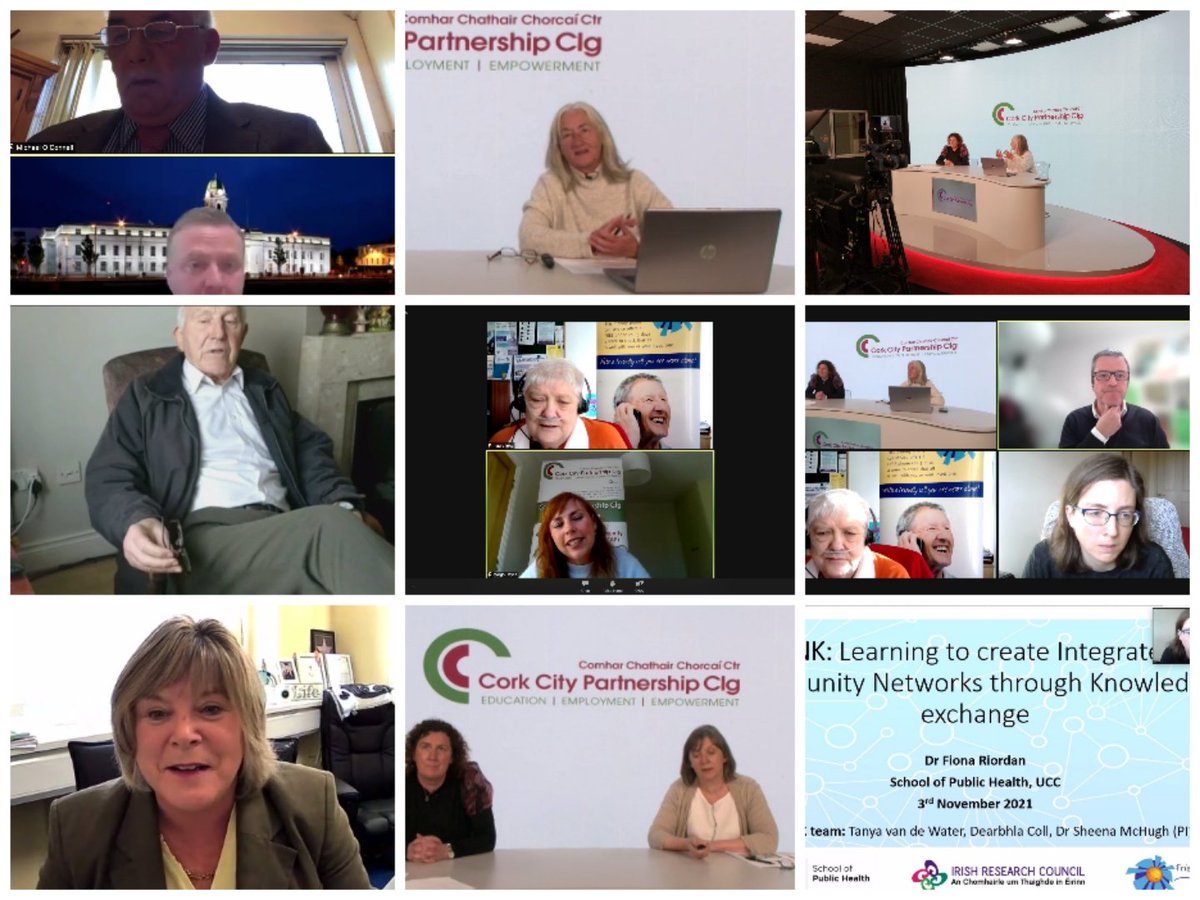 CorkCityPartner's tweet photo. Many thanks to the speakers & contributers at our ’Engaging Older People-Reflections from Covid19’ Webinar earlier. 👏😄
@theILDN @corkcitycouncil
@tilda_tcd @MaryButlerTD @MarkWard__ @UCCPublicHealth
@KelleherColm @cocorodgers2014
#SICAPStories
#friendlycallcork
#Empowerment https://t.co/QN4ldXbm3u