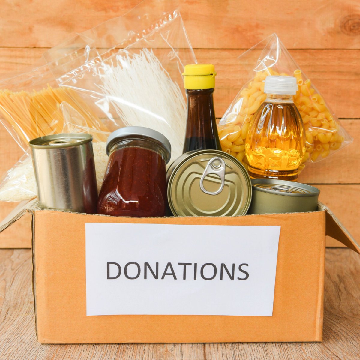 Don’t forget your canned goods for the meeting tomorrow at 7!