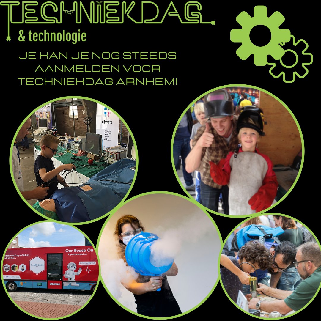 Techniekdag Arnhem komt dichterbij en de aanmeldingen stromen al binnen, heb jij jou bedrijf of instelling al aangemeld?

Dat kan nog steeds via: techniekdag.nl/aanmelden-als-…
