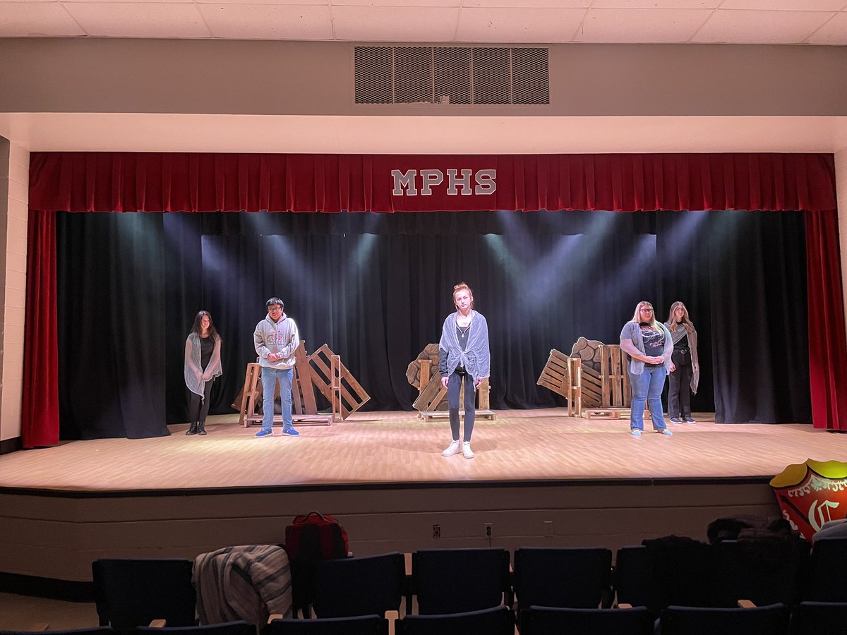 LoriJintheArts's tweet photo. Come see Antigone Now Thursday night at 7! You don’t want to miss this twisted tragedy of family loyalty and law breaking. #themount #courage2create @MauryCoSchools @RyanBJackson1 https://t.co/NiaCobLdlk