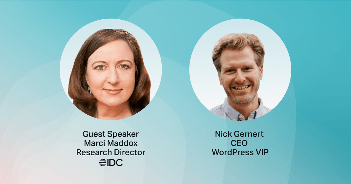 WordPressVIP's tweet photo. In case you missed last week’s webinar, read our recap to learn key #CMS capabilities that position #DigitalFirst organizations for success, based on latest @IDC research and guest speaker Marci Maddox (@idcmarci) #AgileCMS #ContentAgility 
https://t.co/QpAN4hRqwe https://t.co/bQfWn2dV7M