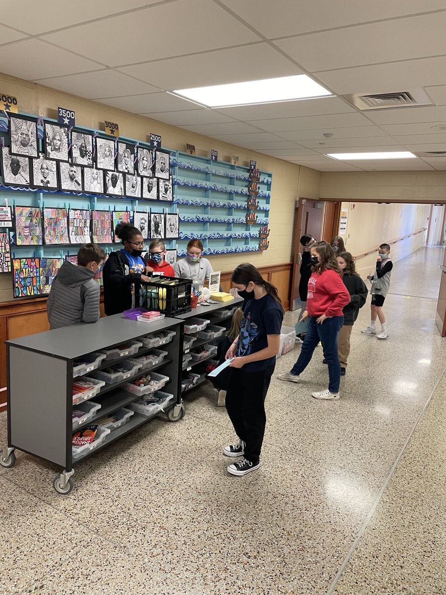 6th grade PBIS reward store day!
