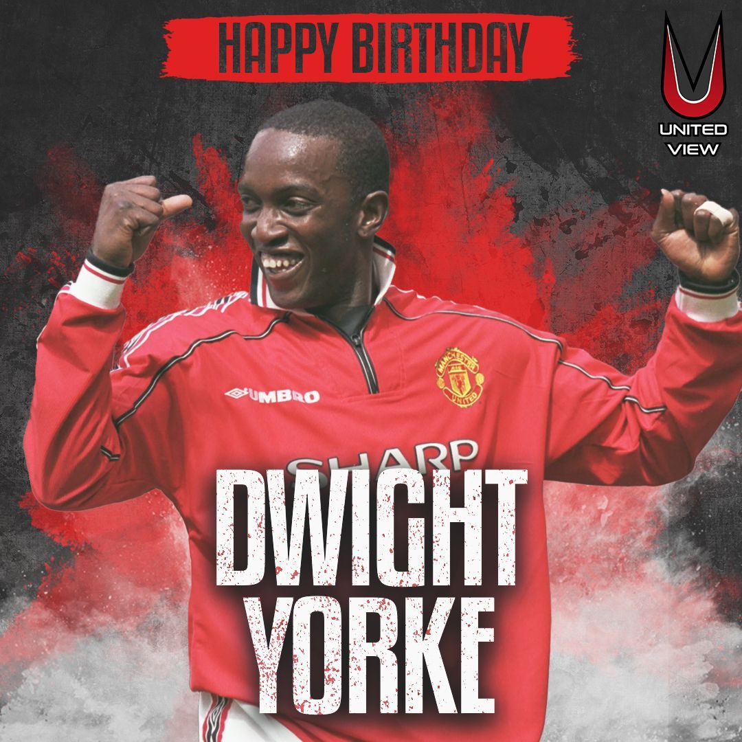 Happy Birthday to Dwight Yorke!

The former Manchester United striker turns 50 years old today.  