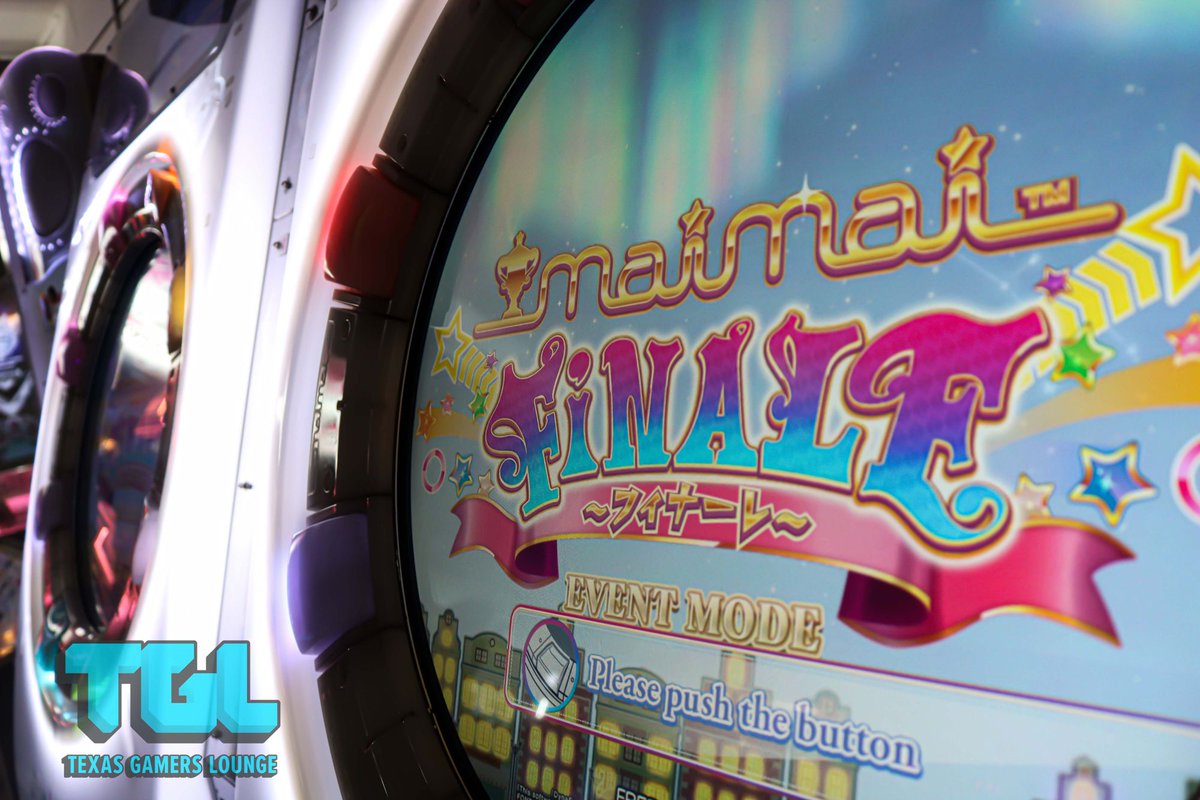 Every week our rhythm game collection keep growing. Check our MaiMai Finale and many other @ TGL Austin! $10 all you can play all day, open today from 4pm-11pm