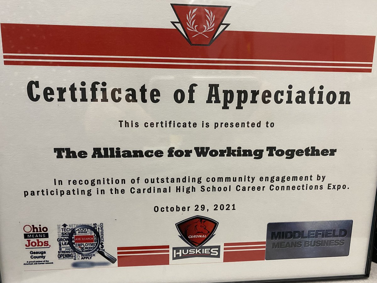 awtthinkmfg's tweet photo. AWT was so proud to represent rewarding manufacturing careers at the Cardinal High School Career Fair!
Thank you for putting this on, Ohio Means Jobs Geauga County , Cardinal Public Schools, and Middlefield Means Business!
#STEM2Career #ThinkManufacturing #KnowYourOptions https://t.co/3BYDijTRly