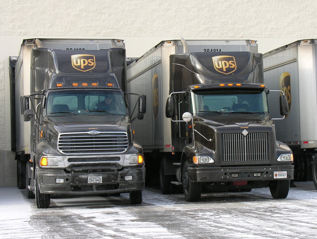 When originally starting the company, one of the co-founders of <a href="/UPS/">UPS</a>, James Casey, had wanted all of the trucks to be yellow. He was convinced to reconsider by one of his partners to use the color brown instead, so the trucks would be easier to clean and appear less dirty.