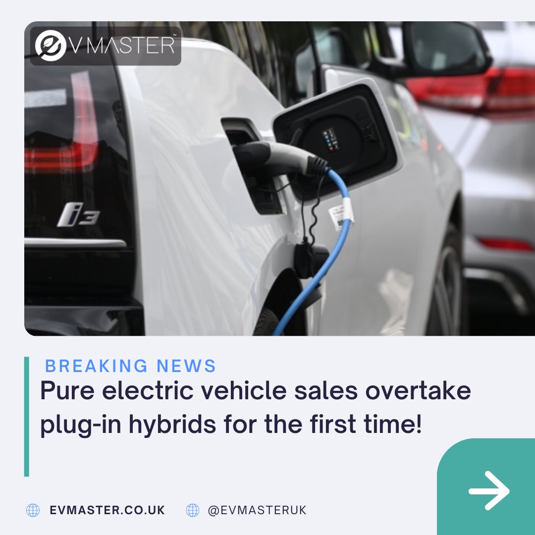The number of pure battery electric vehicles on UK roads has overtaken plug-in hybrids for the first time, latest figures show.
⚡️
⚡️
⚡️
Find out more at - fleetnews.co.uk/news/car-indus…