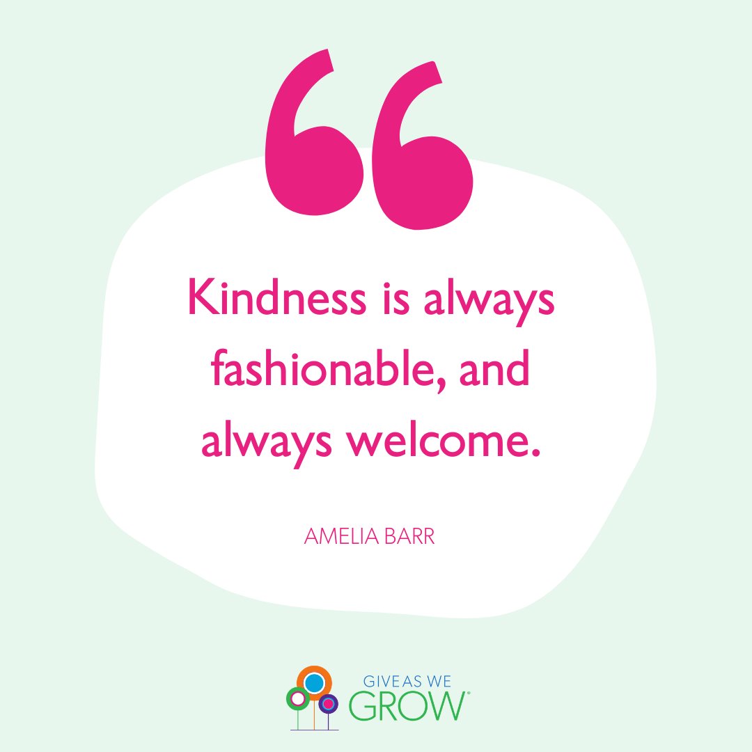Kindness is always in style. 💗 #WednesdayWisdom