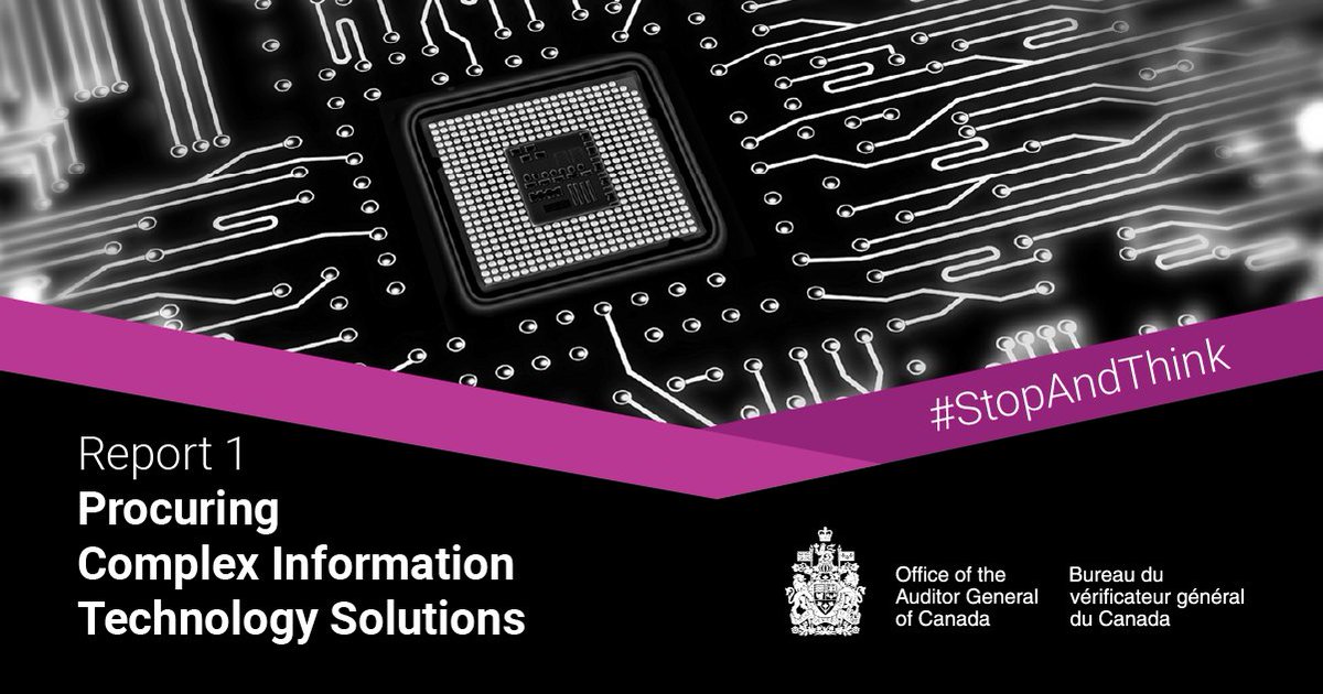 Have you ever taken the time to #StopAndThink about the scale of the government’s IT needs? The government currently has about 21 large IT procurements underway, valued at over $6.6 billion!