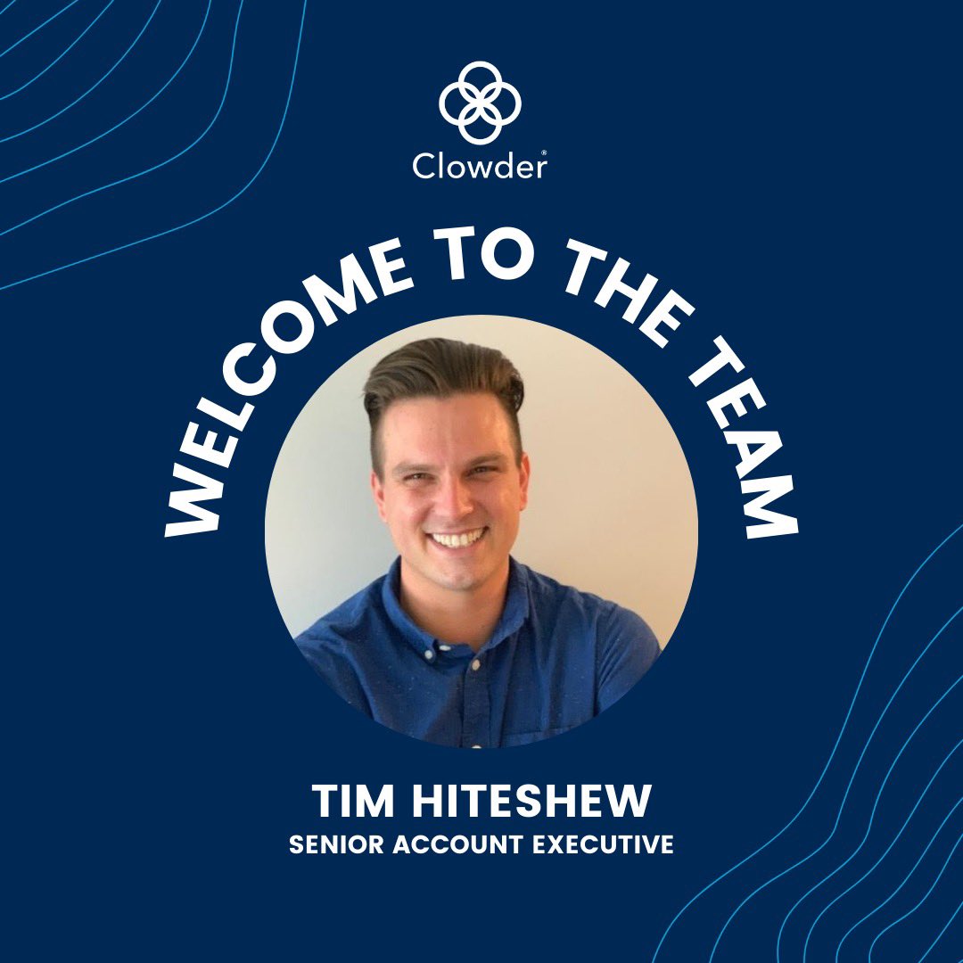 ClowderApps's tweet photo. Say hello to our new Senior Account Executive Tim Hiteshew! 👋🏼
With a background in sales in the software space, we have no doubt he’ll be a great addition to Clowder!
#clowderteam #clowderapps https://t.co/jYpFT1Hzyk