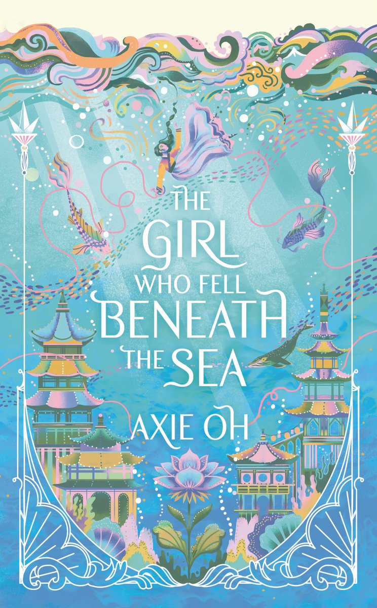 I'm so excited to share the absolutely stunning UK cover for THE GIRL WHO FELL BENEATH THE SEA, out with @hodderscape February 2022 🌊🌊🌊

Designed by Lydia Blagden & illustrated by Karl James Mountford! 

Purchase: waterstones.com/book/978152939…
GR: goodreads.com/book/show/5892…