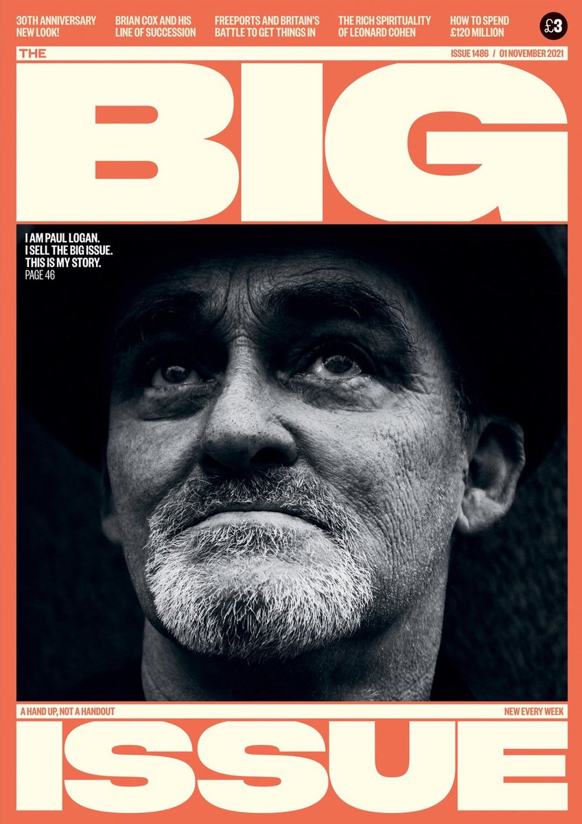 Pentagram partner and ex-New York Times Magazine art director @MrMattWilley breathes new life into The Big Issue > bit.ly/3EFbGQl