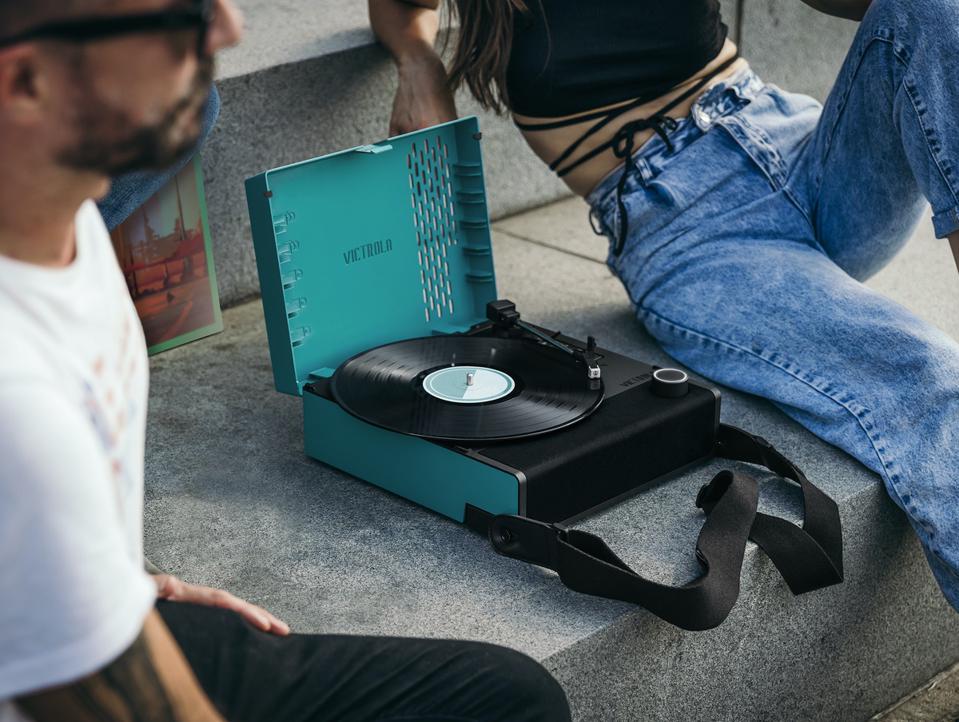 Victrola’s Revolution GO Is A Battery Powered Turntable With A Bluetooth Speaker Built In