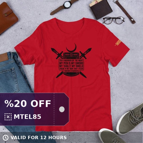 #Swordsfall Twitter Deal of the Day Warrior of the Night Quote Premium T-Shirt is now selling for $21.00 💰 Grab it ASAP bit.ly/3nXWOGl