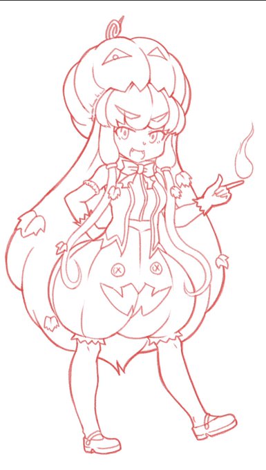 ジャック・オー・ランタンちゃん練習 