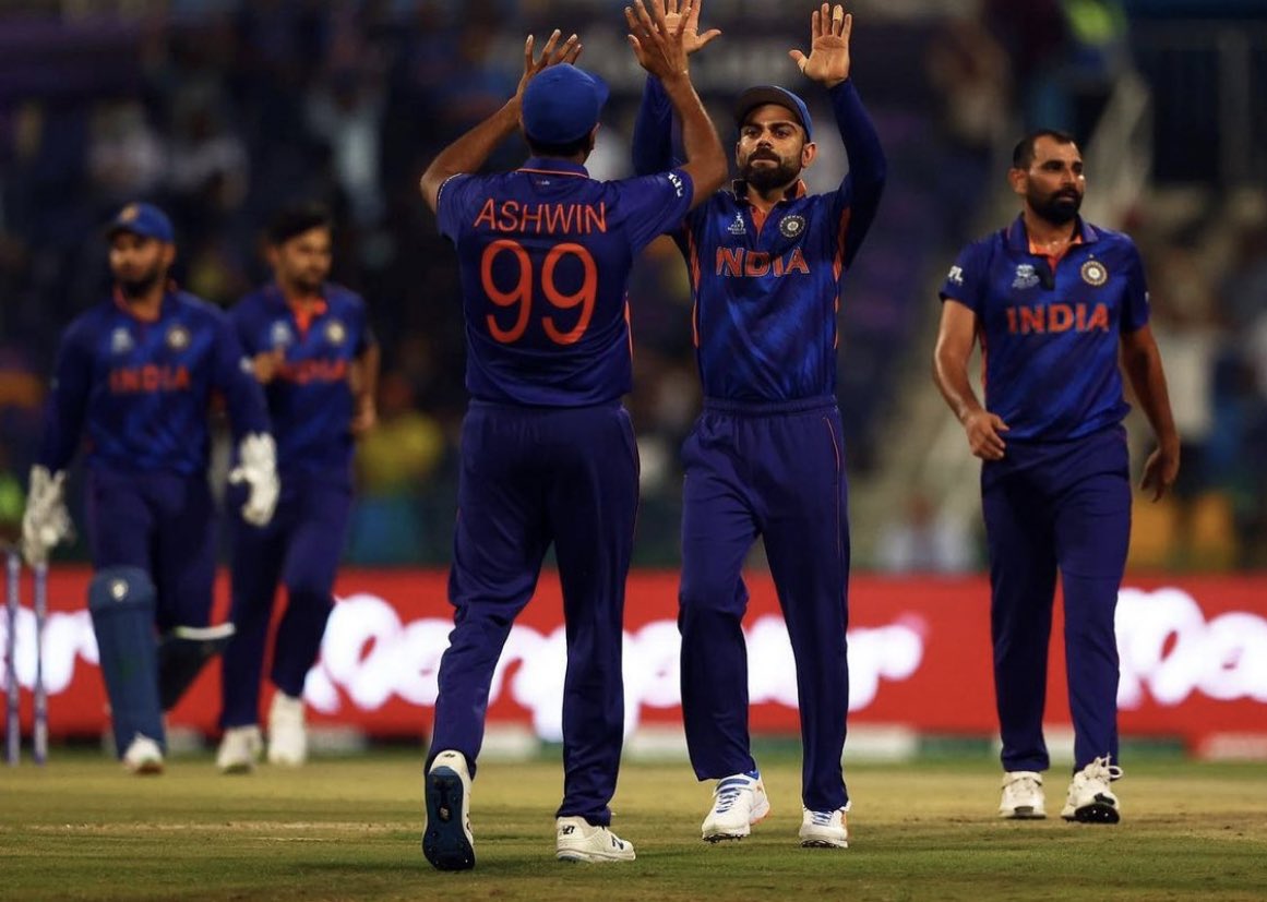 Excellent win today in Abu Dhabi to get our first points. It was an all-round show from #TeamIndia #mshami11