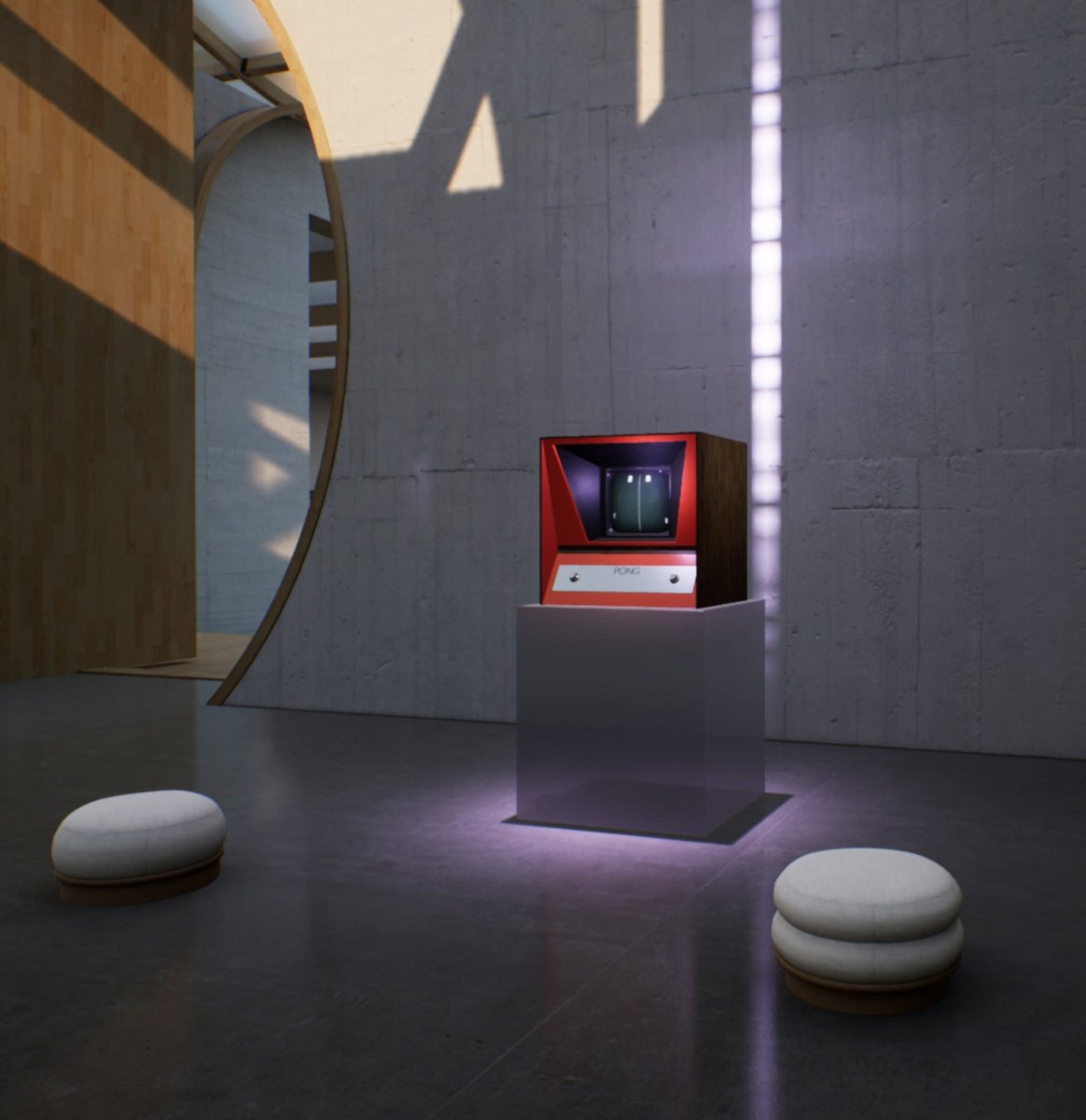 When <a href="/zaiortiz_/">Z ▲ I</a> and I developed the Arcade OG series we never imagined the placement of one of our proudest pieces in such opulent company and tranquil surroundings. Thank you again @artoninternet for your support &amp; best wishes to all involved in the <a href="/SHOYU_NFT/">Shōyu</a> metaverse <a href="/atari/">Atari</a>