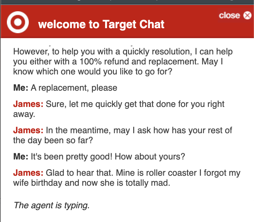 Omg Target chat guy is going THROUGH it 😭