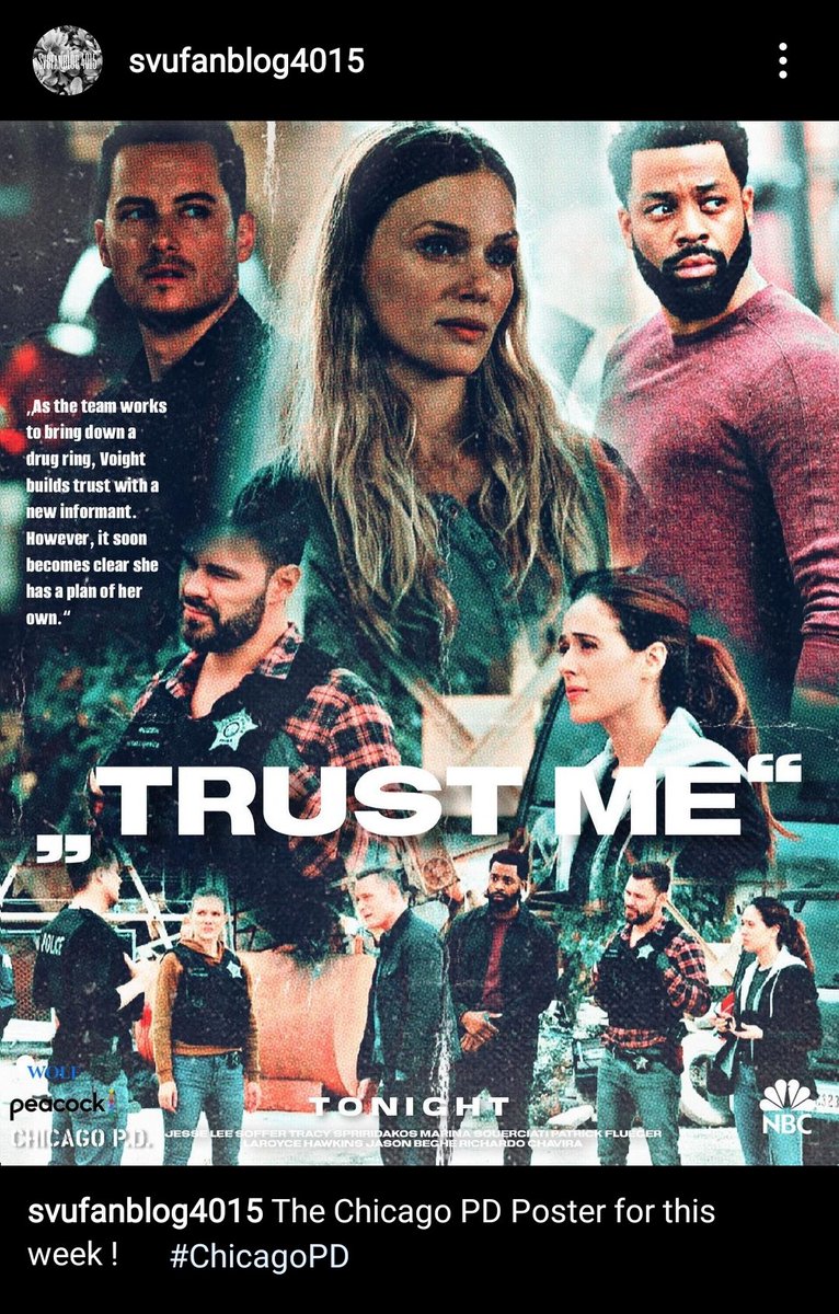 Ocelotl_Mx's tweet photo. 📸| #FanArt 📖✍️ 𝗖𝗵𝗶𝗰𝗮𝗴𝗼 𝗣.𝗗.🚔🚨
#S09E07 #TrustMe Episode 7❤️ 🧡 💙
🏷️11.03.2021.✨
Credit. svufanblog4015 (IG)
#JesseLeeSoffer #TracySpiridakos #MarinaSquerciati #PatrickJohnFlueger #LaRoyceHawkins #JasonBeghe #AmyMorton #OneChicago #NBCChicagoPD #HeróesDickWolf #NBC https://t.co/fm9HTKxgEh