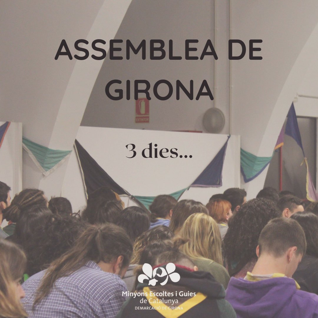 meggirona's tweet photo. [🔊AGI 2021🔊] Aquest dissabte, a Mont-Ras: AGI! No hi pots faltar per tants motius, que no calen ni ser llistats. Fa temps que no ens veiem totes les cares, i tenim ganes d’Assemblea, oi?

Tots som Girona!
@EscoltesiGuies https://t.co/nAoeMJAvp4