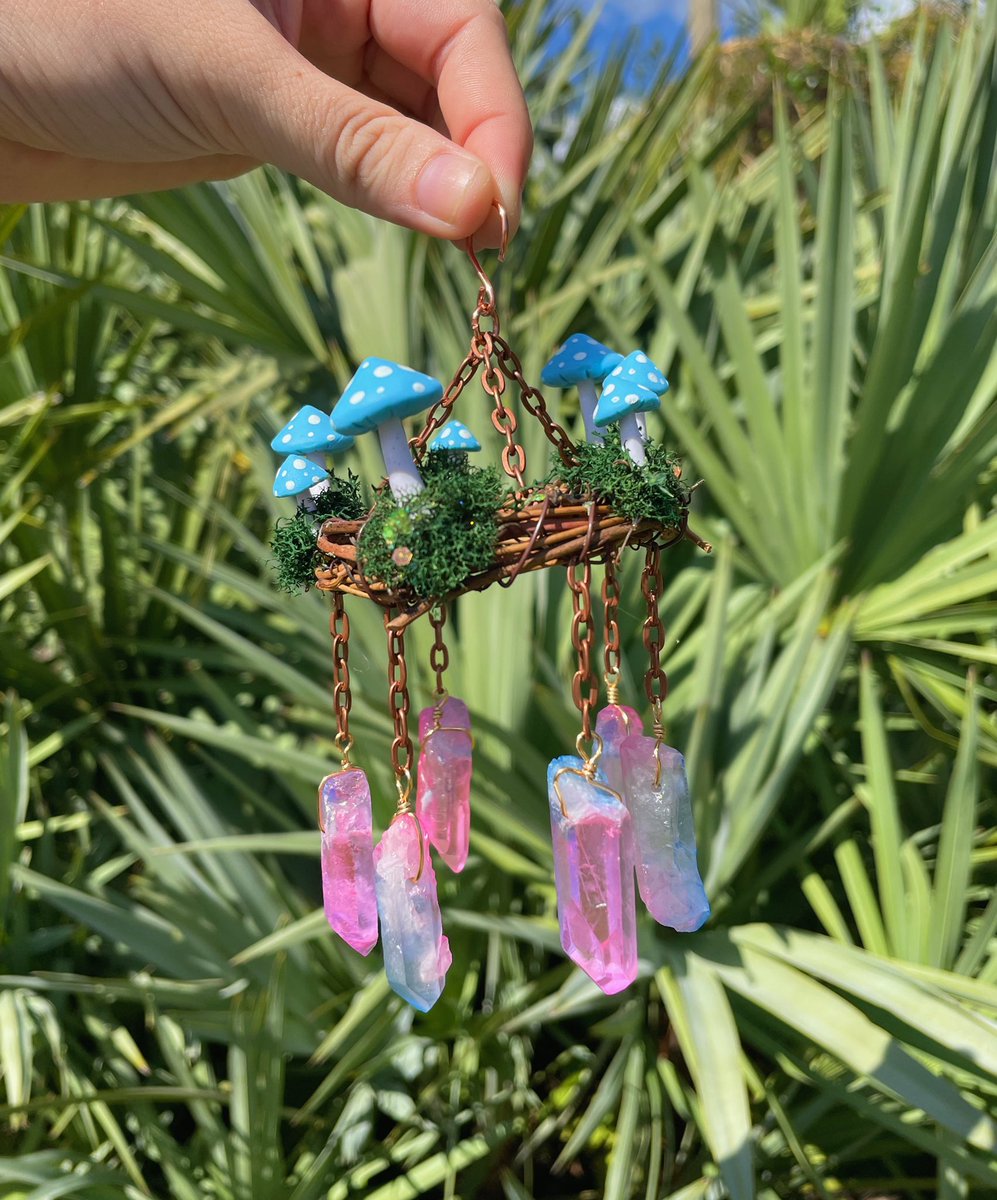 magickalmisty's tweet photo. these three beauties are available now  on my site!! 🍄✨🧚🏼‍♂️ https://t.co/p1gbXm9jPJ