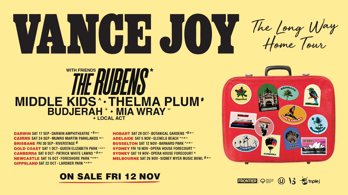 I’m excited to announce The Long Way Home Tour! I love touring in Australia and can't wait to explore the country on this extended tour, playing not just the cities but the regional areas too. ps. USA, Canada, UK… news coming soon.