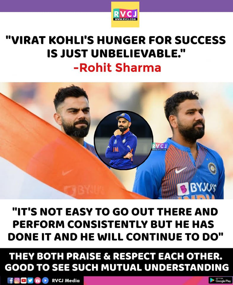 _shreyans_94's tweet photo. They respect each other on and off the field they always give their everything for the country I respect both of them from the bottom of my heart &amp; will always stand with them &amp; my team in ups &amp; downs and will support my team #indiancricket #india pc @RVCJ_FB @imVkohli @ImRo45 https://t.co/u9nu3EGhtH