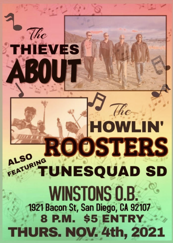 TOMORROW <a href="/WinstonsOB/">Winstons Beach Club</a> 🤘🏼 #thethievesabout #livemusic #sandiegomusicscene #altrock #aternativerock #winstonsob #sdmusic #sdmusicscene