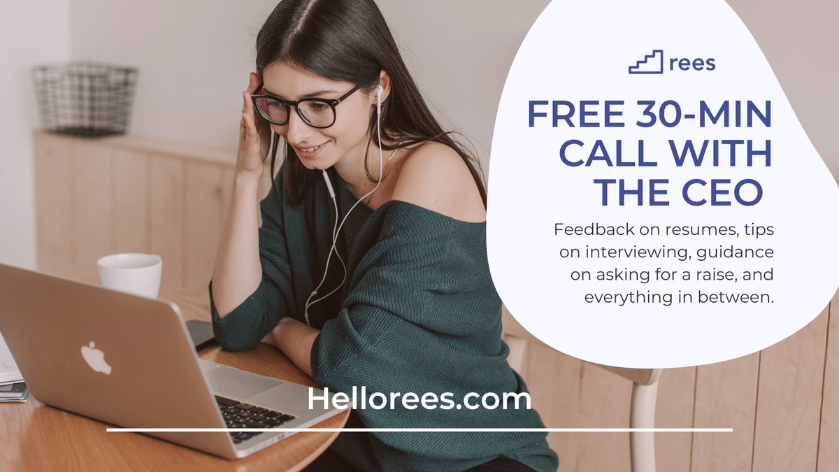 hellorees_'s tweet photo. What if we told you that you could receive the best personalized career advice directly from our CEO. Oh, and did we mention it’s free? 

Click the link in our bio to take advantage of this amazing opportunity today.🤩
#careeradvice #careerguidance https://t.co/BF4q19dYer