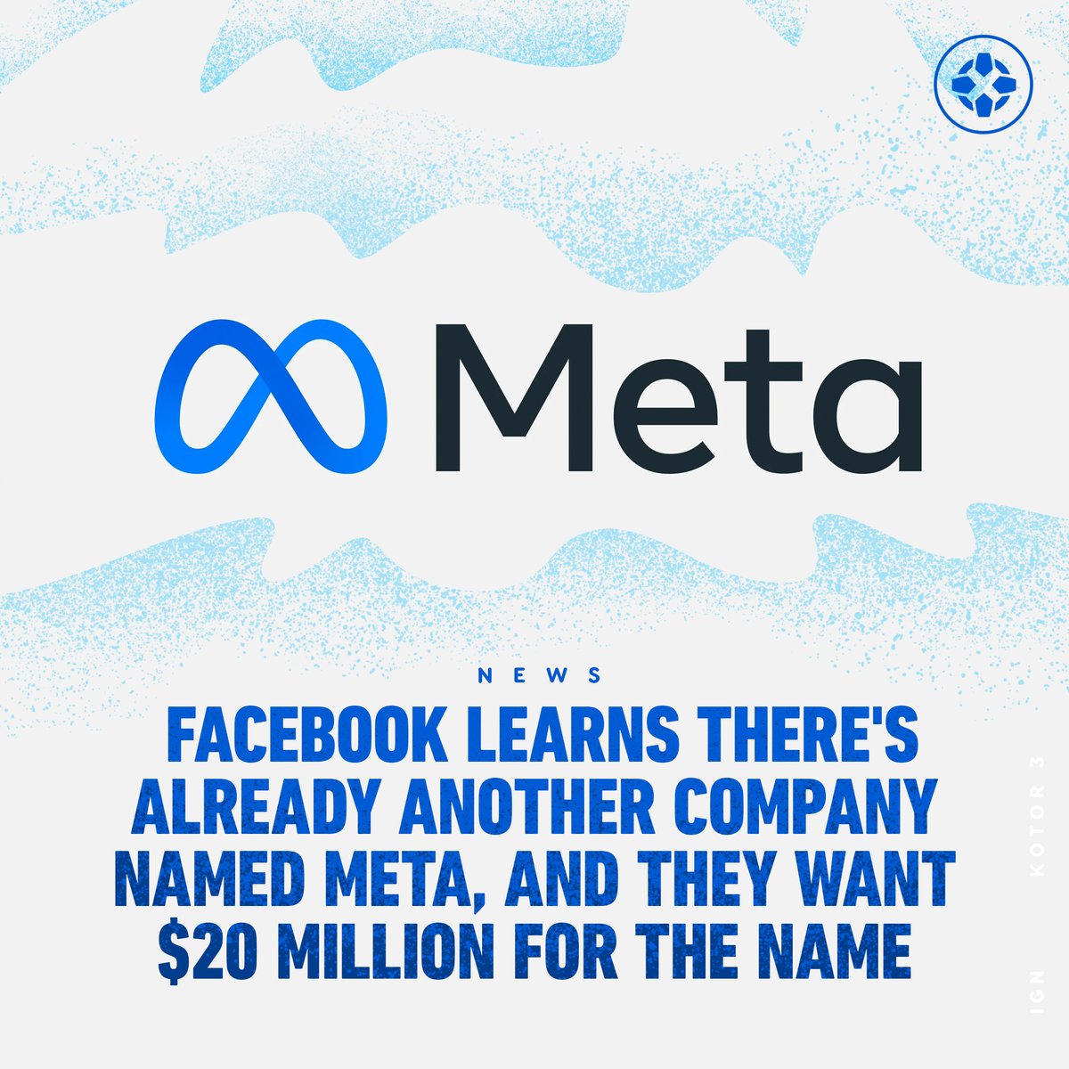 Facebook's naming rebrand to Meta might hit a snag, as a PC company called Meta has recently filed a trademark for the brand name. They say they'll potentially give it up... for $20 million. bit.ly/3nYvJTl