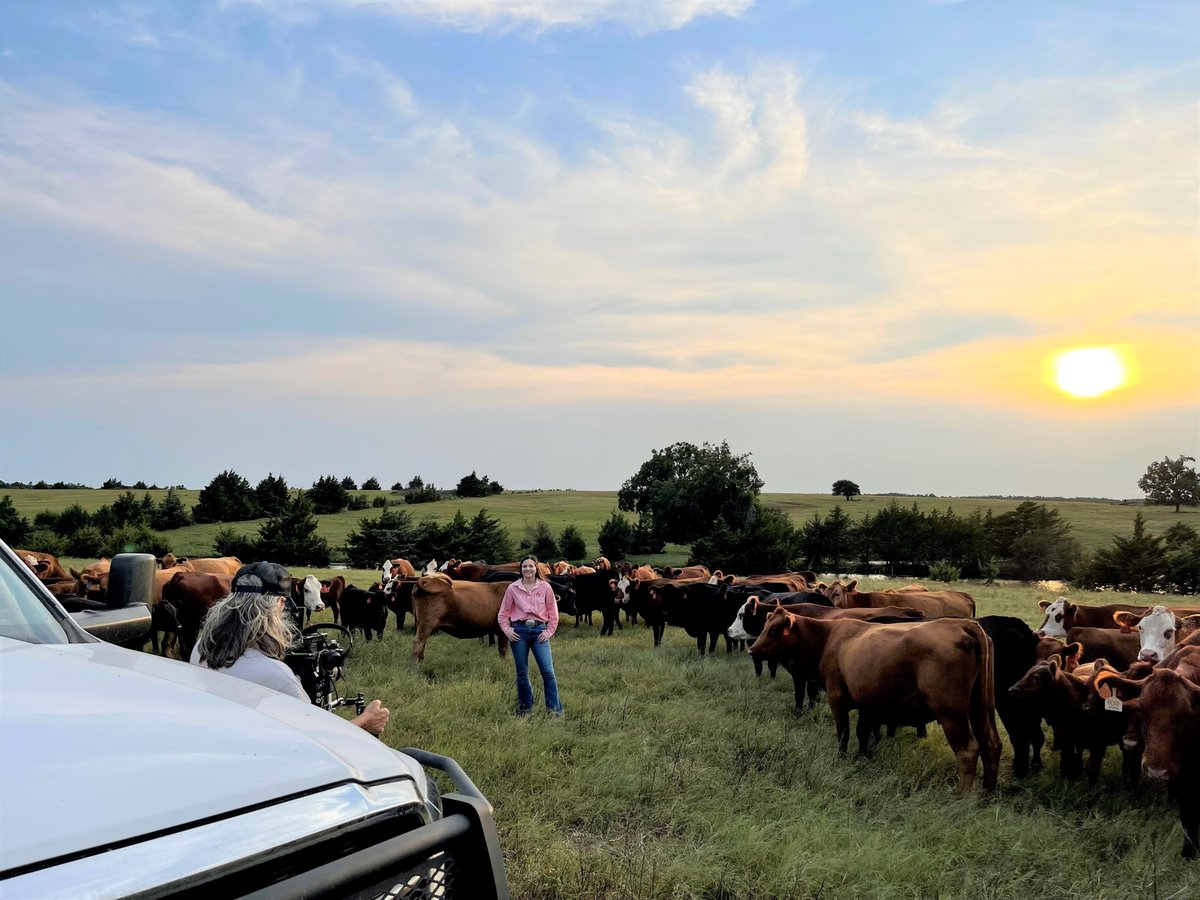 With climate change on top of Gen Z's minds, this Gen Z rancher is making it her mission to remind folks that cattle ranchers are the "original conservationists". Click here to watch 30 in 2030: Planning for the Future via <a href="/TIME/">TIME</a> -> biwfd.com/3GKseZc #BeefFarmersAndRanchers