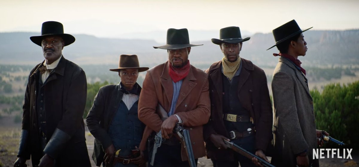 GeeksOfColor's tweet photo. "The Harder They Fall serves a purpose and that purpose is to highlight how Black people can and should be a part of all movie genres." -@JustJoshing_7 

'The Harder They Fall' is now streaming on Netflix! Read the full review here: https://t.co/tzzG8zGCeF https://t.co/EeU6aCYI5T