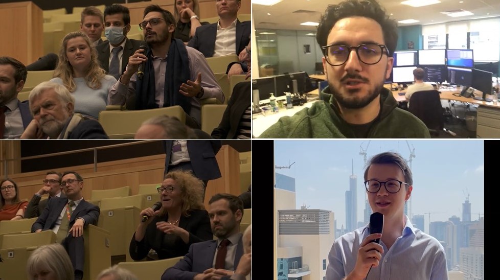EnergyInstitute's tweet photo. Great to see questions from such diverse parts of the EI community this evening - our young professional networks in Ireland, London, the Middle East and from our VP @DavenportJuliet! #FE500 #Generation2050 https://t.co/zBCdhAND5f