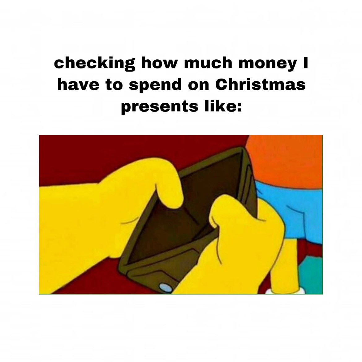 yeaitsgabi's tweet photo. #MCO335 I can’t be the only broke college kid! #christmascrisis https://t.co/mv1mNTvlKp